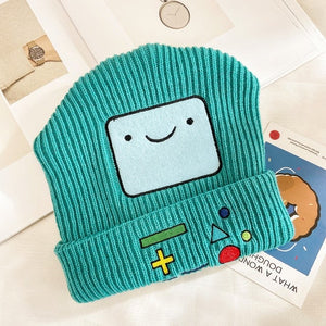 Colourful BMO Robot Beanie Hat-Enchanted peach