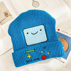 Colourful BMO Robot Beanie Hat-Enchanted peach