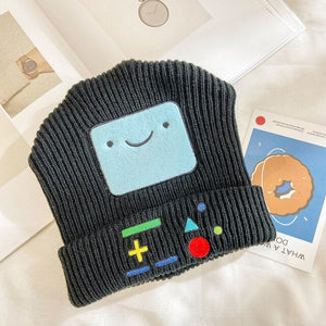 Colourful BMO Robot Beanie Hat-Enchanted peach