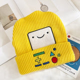 Colourful BMO Robot Beanie Hat-Enchanted peach