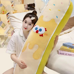 Colourful Ice Cream Long Pillow Plushie-Enchanted peach