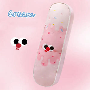 Colourful Ice Cream Long Pillow Plushie-Enchanted peach