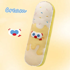 Colourful Ice Cream Long Pillow Plushie-Enchanted peach