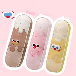 Colourful Ice Cream Long Pillow Plushie-Enchanted peach