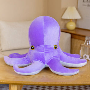 Colourful Octopus Duo Plushie-Enchanted peach