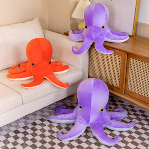 Colourful Octopus Duo Plushie-Enchanted peach