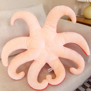 Colourful Octopus Duo Plushie-Enchanted peach