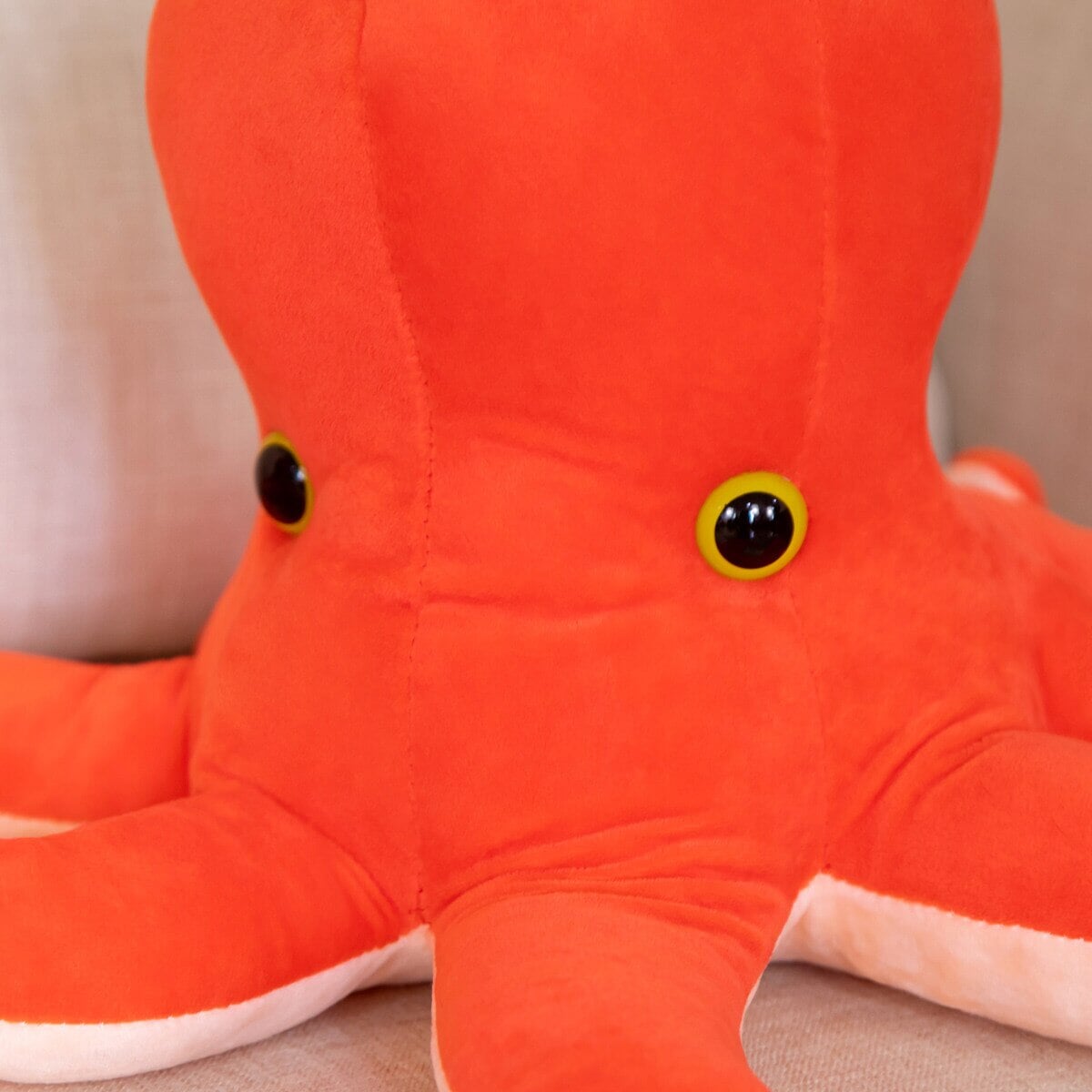 Colourful Octopus Duo Plushie-Enchanted peach