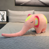 Colourful Sleeping Elephant Plushies - Limited Stock-Enchanted peach