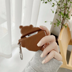 Cookie Bear Airpods Case (1&2&Pro)-Enchanted peach