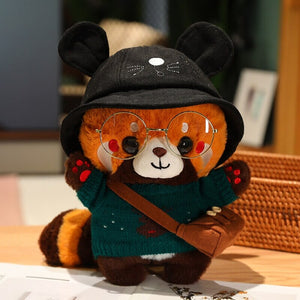 Cosplay Chai the Red Panda Plushie-Enchanted peach