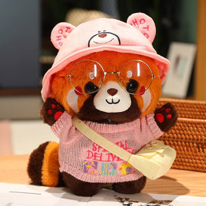 Cosplay Chai the Red Panda Plushie-Enchanted peach