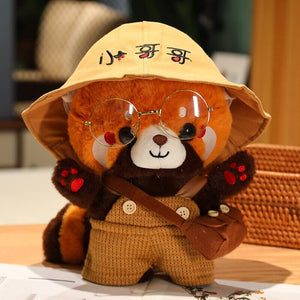 Cosplay Chai the Red Panda Plushie-Enchanted peach