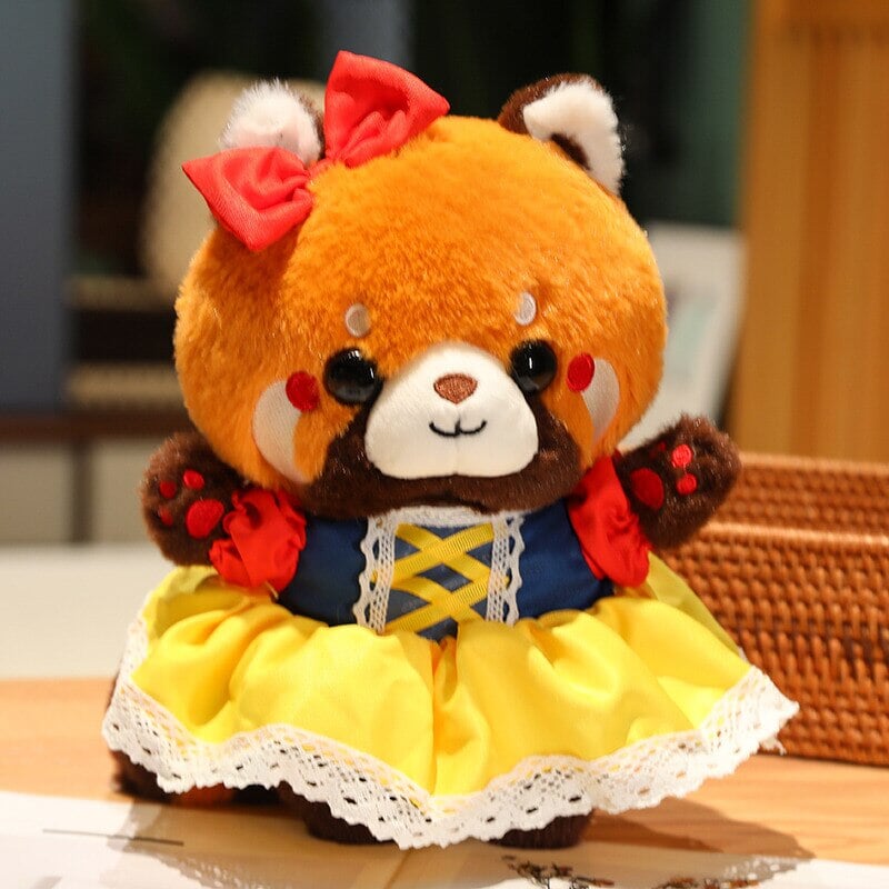 Cosplay Chai the Red Panda Plushie-Enchanted peach