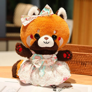 Cosplay Chai the Red Panda Plushie-Enchanted peach