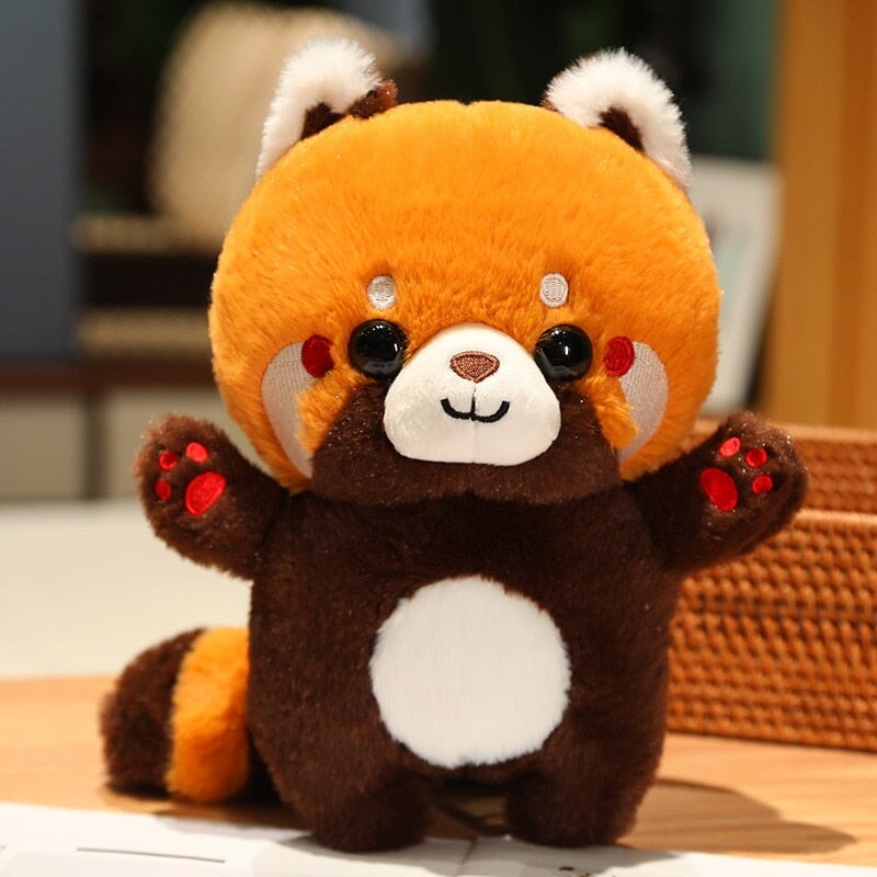 Cosplay Chai the Red Panda Plushie-Enchanted peach