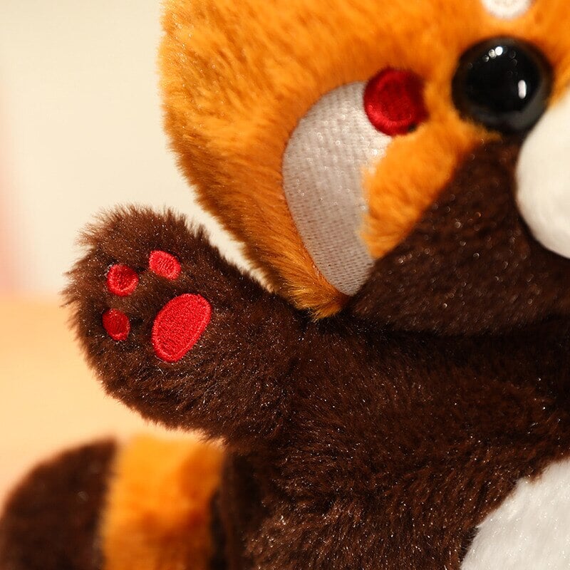 Cosplay Chai the Red Panda Plushie-Enchanted peach