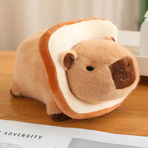 Cosplay Laying Capybara Animal Plush-Enchanted peach