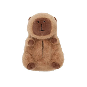 Cuddly Capybara Car Plush Tissue Box Cover-Enchanted peach