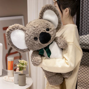 Cuddly Gray Koala Bear Plushies-Enchanted peach