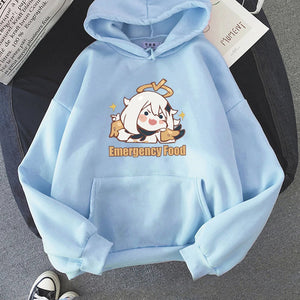 Cute Anime Emergency Food Hoodies-Enchanted peach