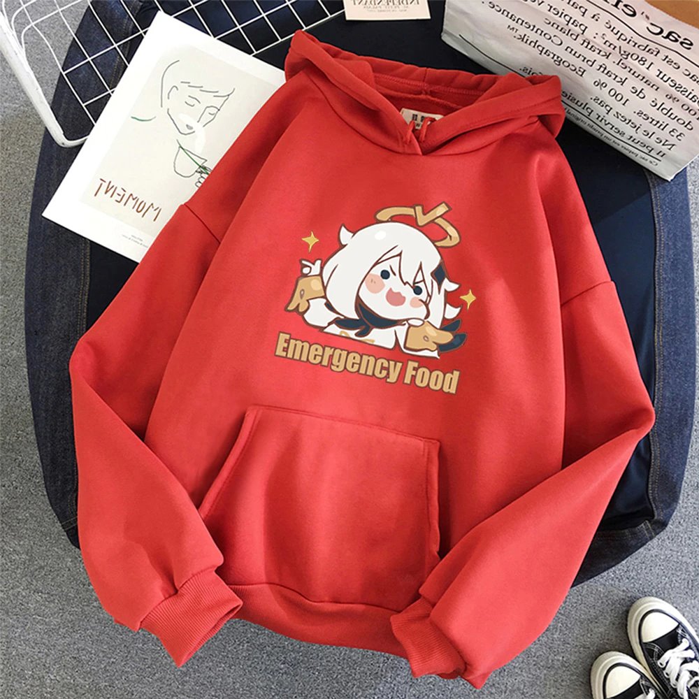 Cute Anime Emergency Food Hoodies-Enchanted peach