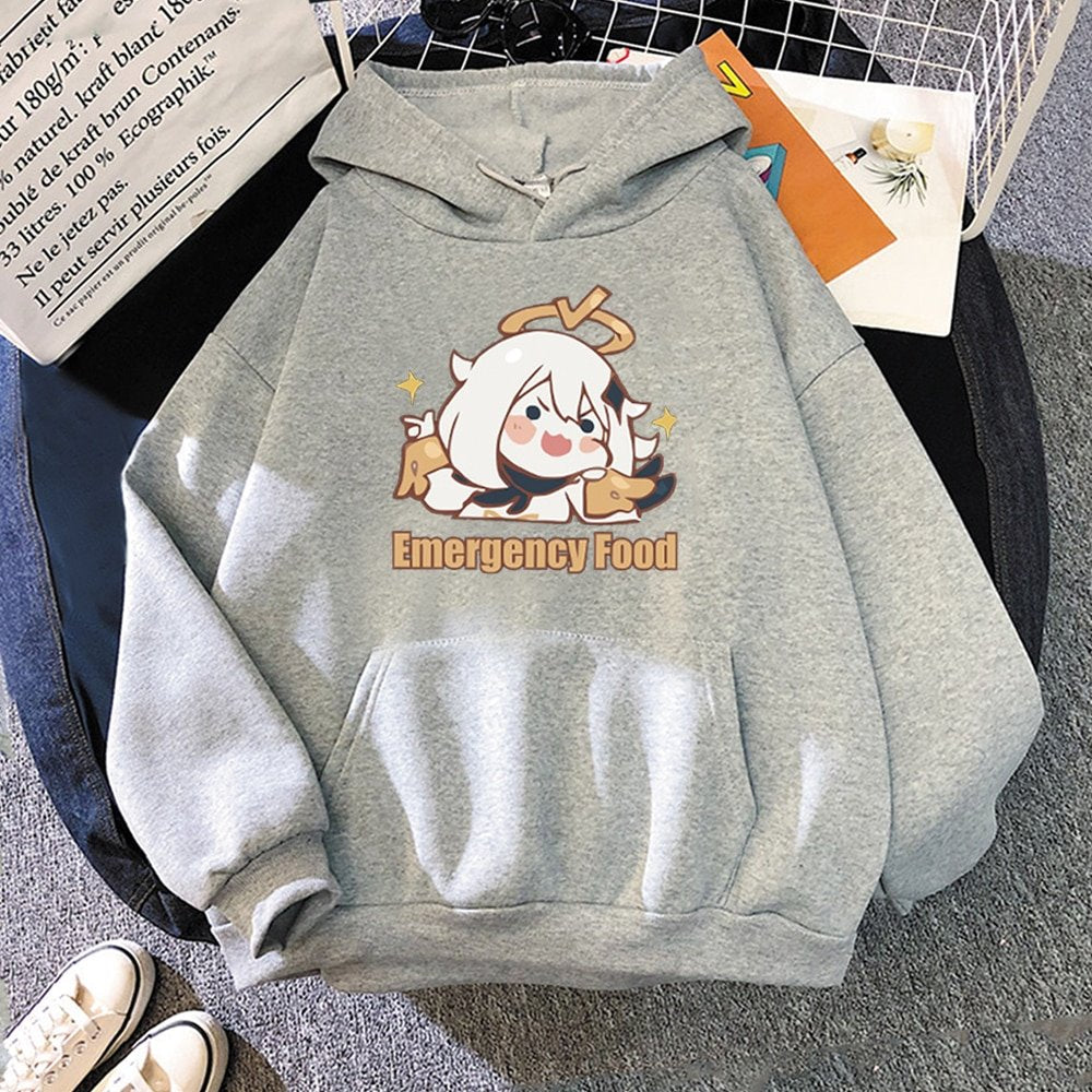 Cute Anime Emergency Food Hoodies-Enchanted peach