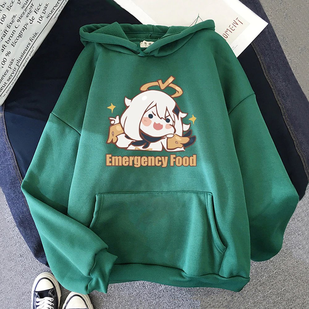 Cute Anime Emergency Food Hoodies-Enchanted peach