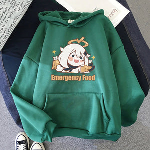 Cute Anime Emergency Food Hoodies-Enchanted peach