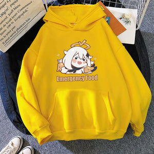 Cute Anime Emergency Food Hoodies-Enchanted peach