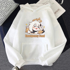 Cute Anime Emergency Food Hoodies-Enchanted peach