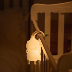 Cute Baby Elephant LED Night Light-Enchanted peach