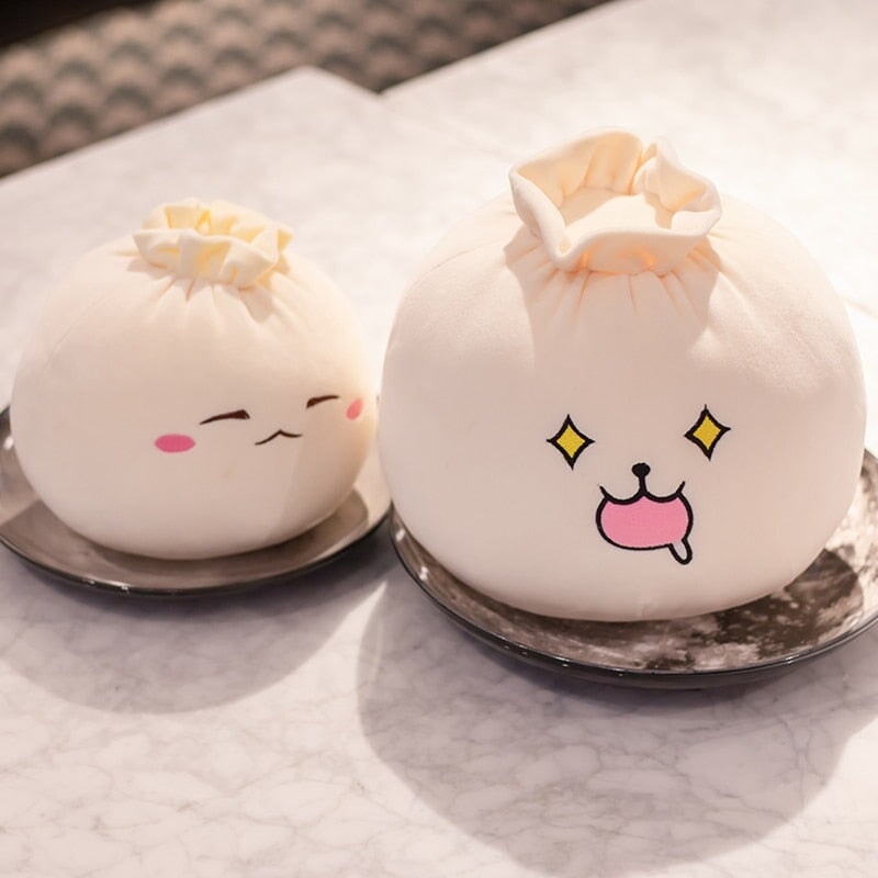 Cute Bao Bun Plushies-Enchanted peach