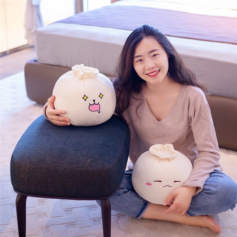 Cute Bao Bun Plushies-Enchanted peach