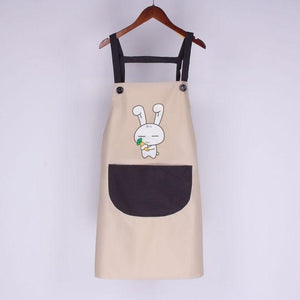 Cute Bunny My Carrot Apron-Enchanted peach