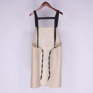 Cute Bunny My Carrot Apron-Enchanted peach