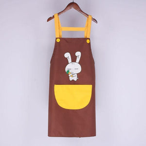 Cute Bunny My Carrot Apron-Enchanted peach