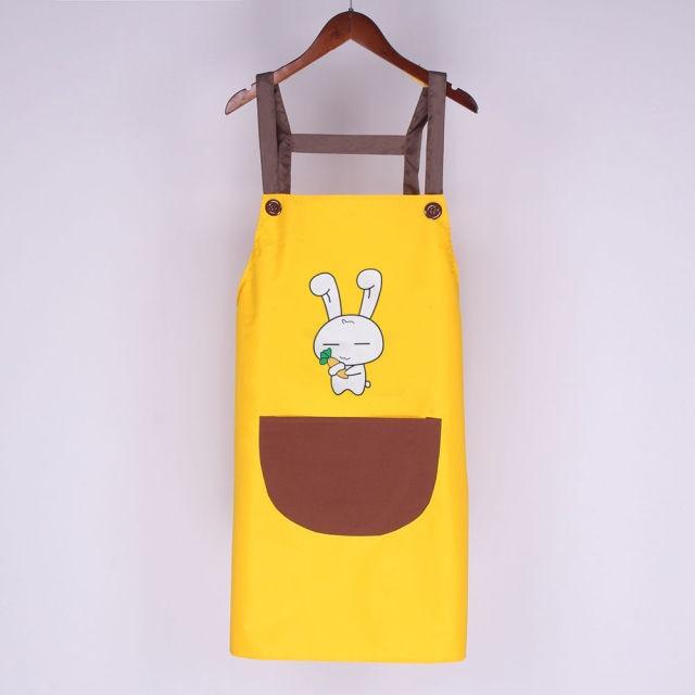 Cute Bunny My Carrot Apron-Enchanted peach