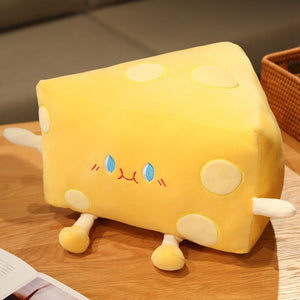 Cute Cheese Block Plushie-Enchanted peach