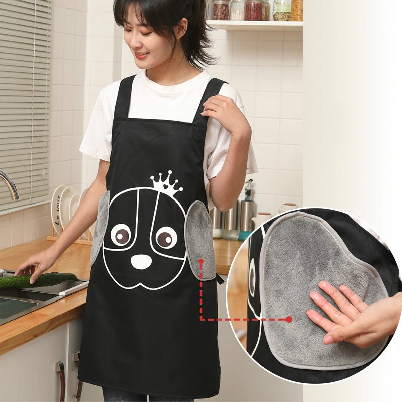 Cute Dog Apron-Enchanted peach