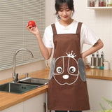 Cute Dog Apron-Enchanted peach