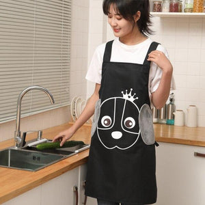 Cute Dog Apron-Enchanted peach