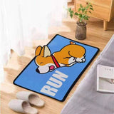 Cute Dog Bathroom Mat-Enchanted peach