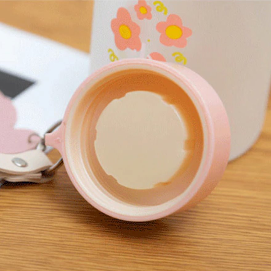 Cute Flowers Small Water Bottle-Enchanted peach