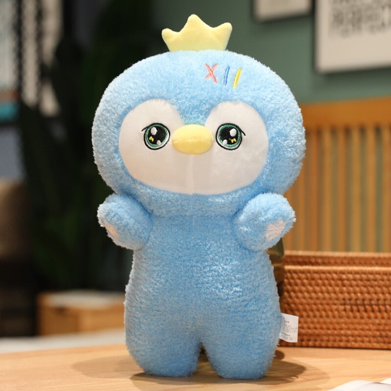 Cute Fluffy Animal Plushie Mascots-Enchanted peach