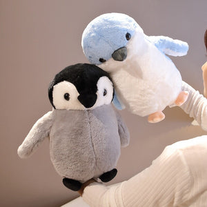 Cute Fluffy Penguin Walrus Plushies-Enchanted peach