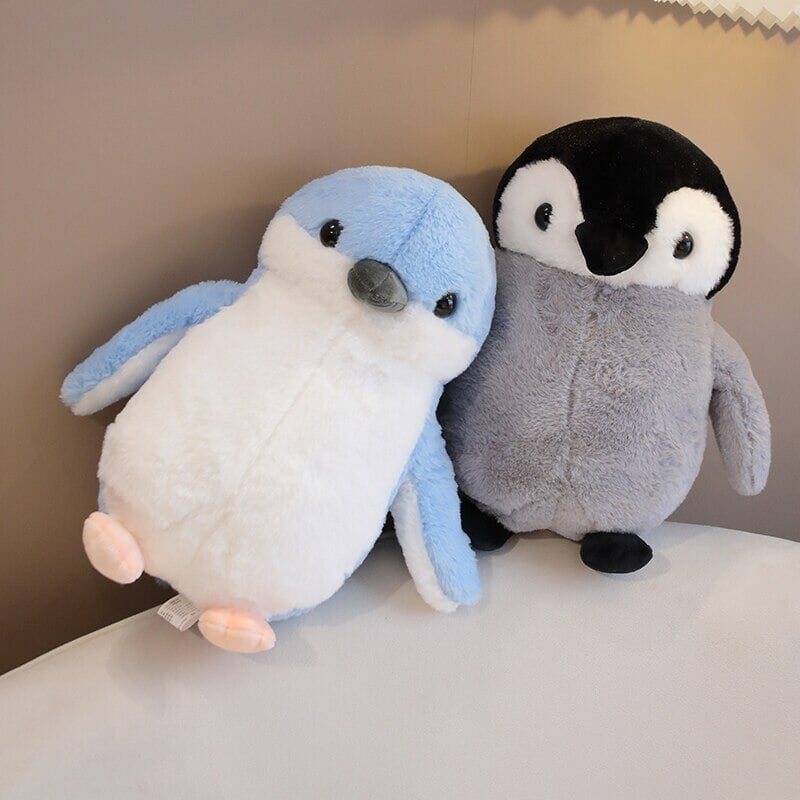 Cute Fluffy Penguin Walrus Plushies-Enchanted peach