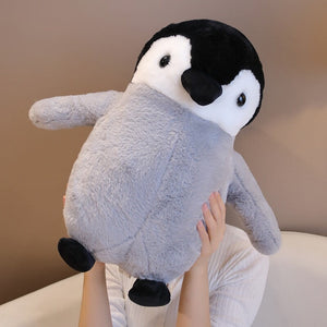 Cute Fluffy Penguin Walrus Plushies-Enchanted peach