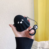 Cute Ghost Airpods Case (1&2)-Enchanted peach