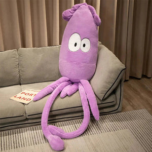 Cute Giant Squid Plushie-Enchanted peach